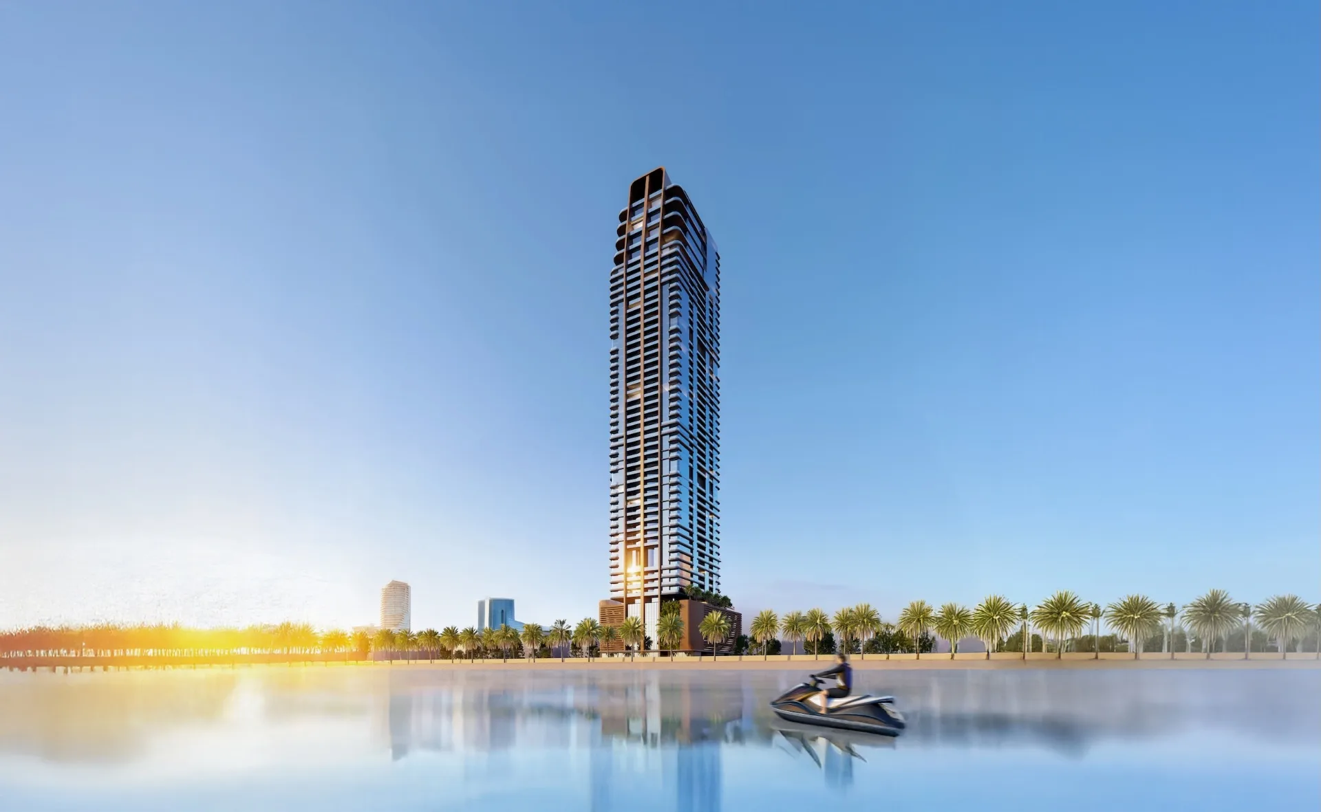 Al Ghaf by Tiger Properties — wieża i laguna