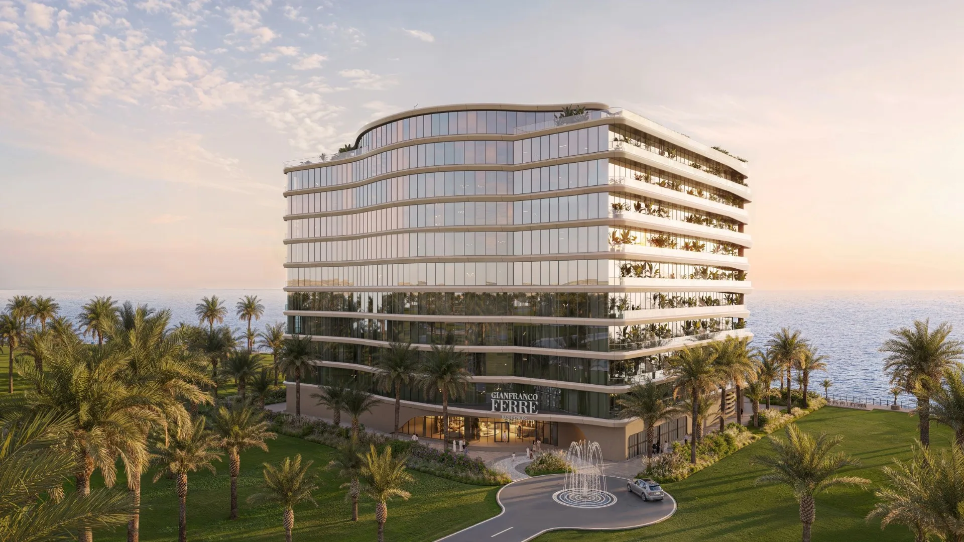 Gianfranco Ferré Residences — apartment with Arabian Gulf views