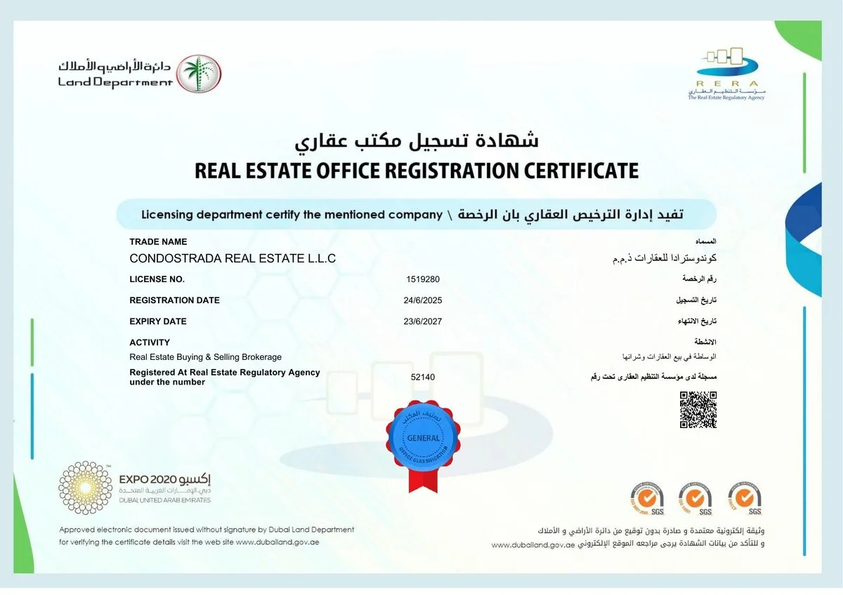 RERA certificate