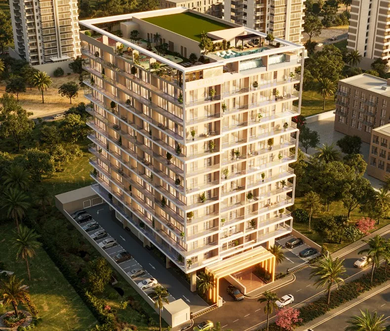RIVO by Grovy — aerial view of tower and rooftop