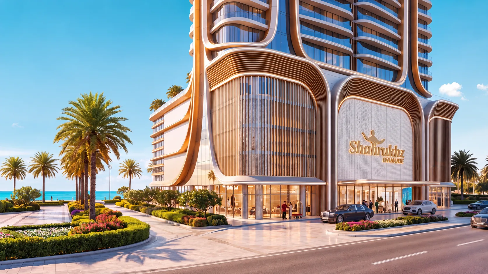 Shahrukhz Residences by Danube — building entrance
