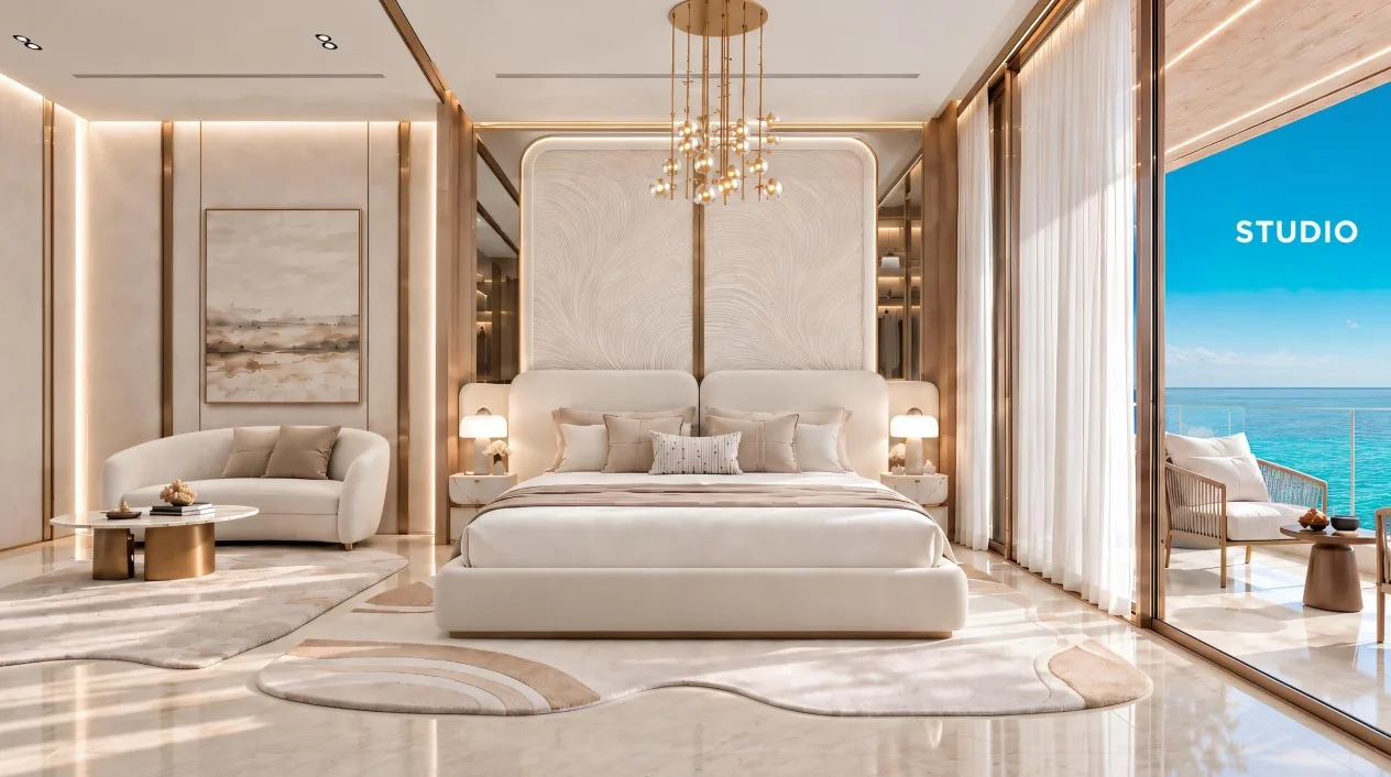 Shahrukhz Residences by Danube — studio bedroom