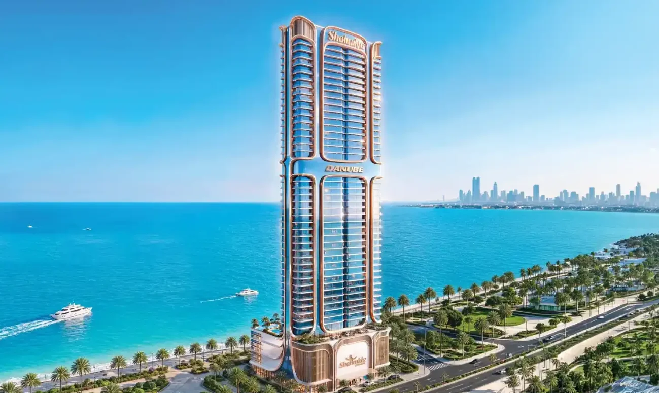 Shahrukhz Residences by Danube — seafront tower in Dubai Maritime City