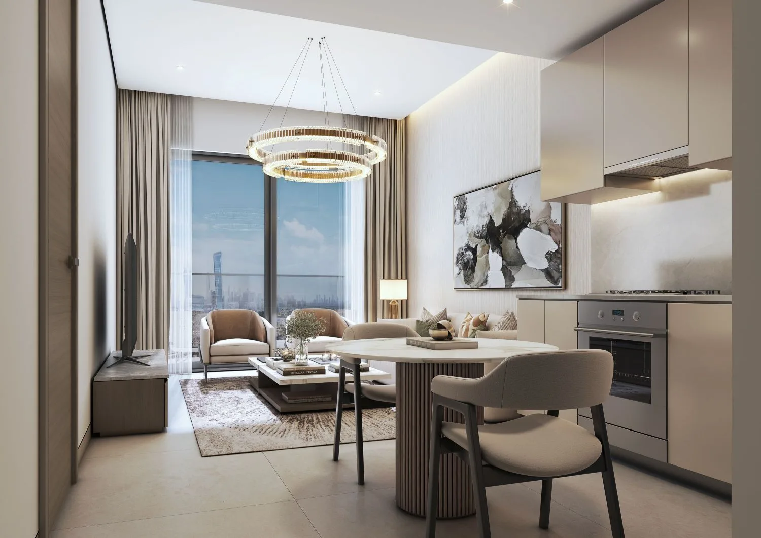 Sobha Central — apartment with city view
