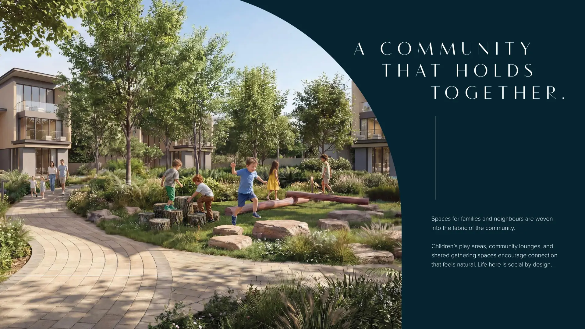 Sobha City — waterfront promenade