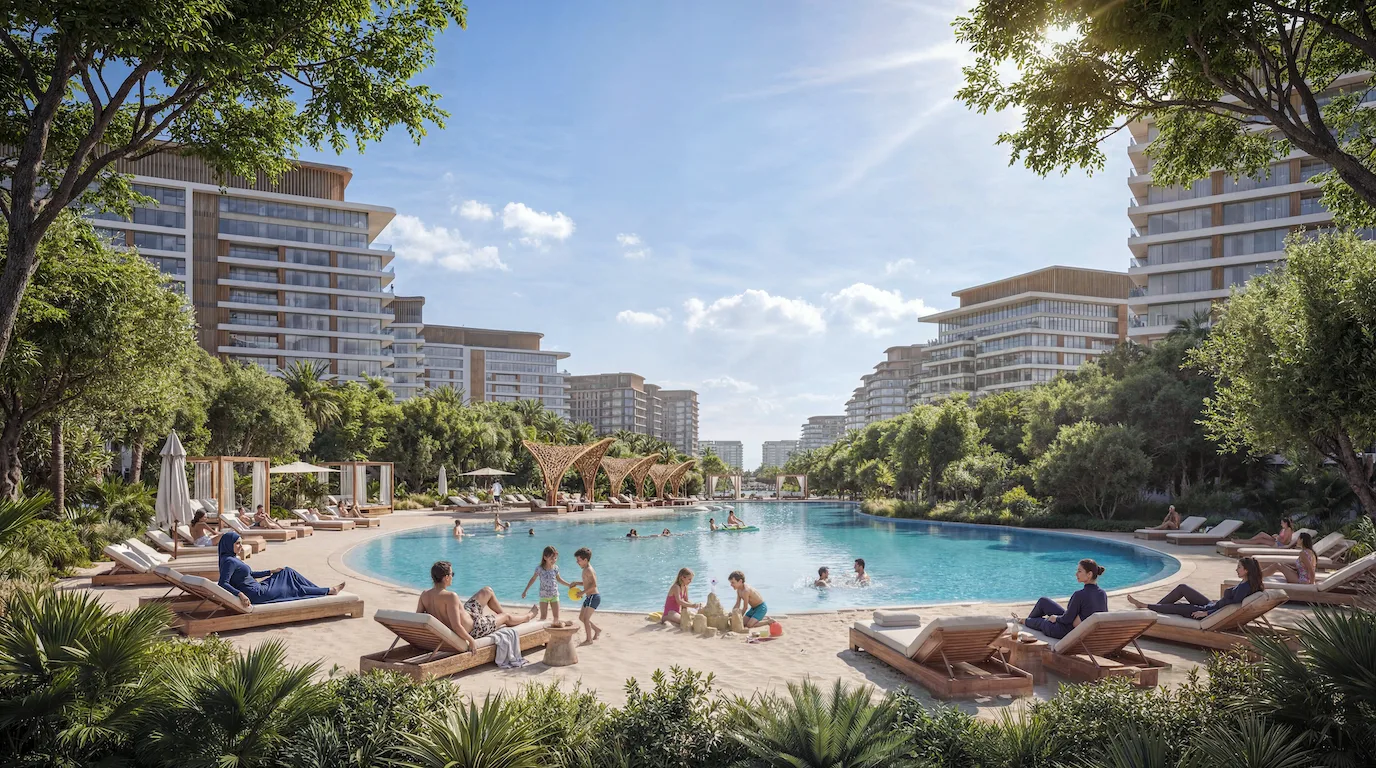 Sobha Sanctuary — lagoon-style swimming pool